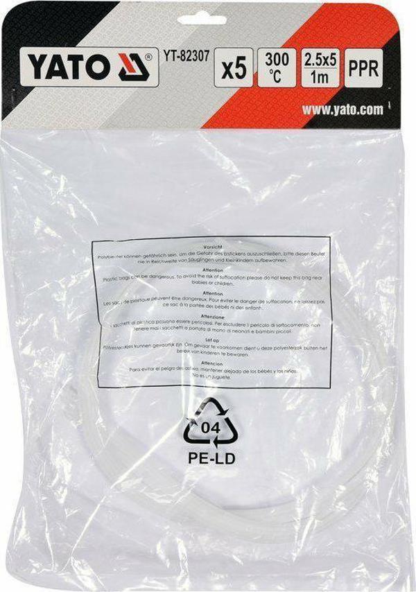 Yato YATO Ράβδοι PPR 2,5 x 5mm 5 x 1m 5 τεμ. YT-82307