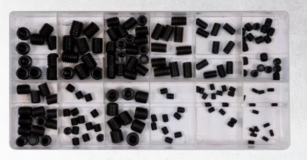 Yato Zestaw srub imbusowych bez lba 3-10mm 160szt (YT-06777)