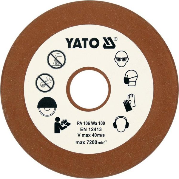 Yato Τροχός Ακονίσματος Αλυσίδας 108x3,2x22