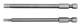 Yato Άκρα κατσαβιδιού Hex tamperproof 3x100mm 5x100mm 1/4 2τεμ YT-0494