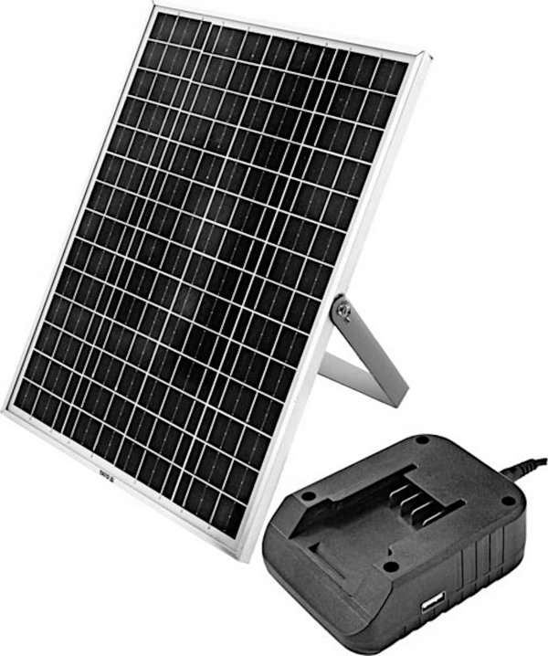 Yato YATO Φορτιστής ηλιακός και αυτοκινήτου 18V (2A)