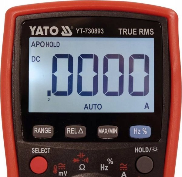 Yato YT.TRUE RMS LCD DIGITAL METER 19999