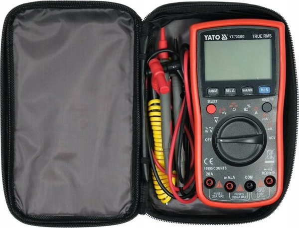 Yato YT.TRUE RMS LCD DIGITAL METER 19999