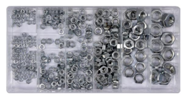 Yato Set ανοξείδωτων μεταλλικών περικοχλίων M3-M10 300 τεμαχίων (YT-06773)