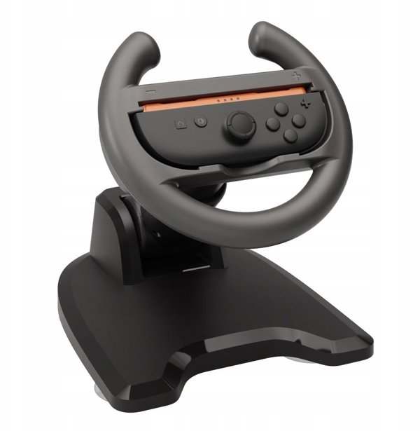 YAXO Podstawka z uchwytem do Joy-Con RACING SET do NS/NS2 Techno Black
