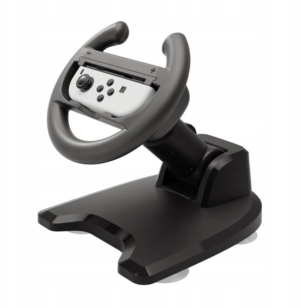 YAXO Podstawka z uchwytem do Joy-Con RACING SET do NS/NS2 Techno Black