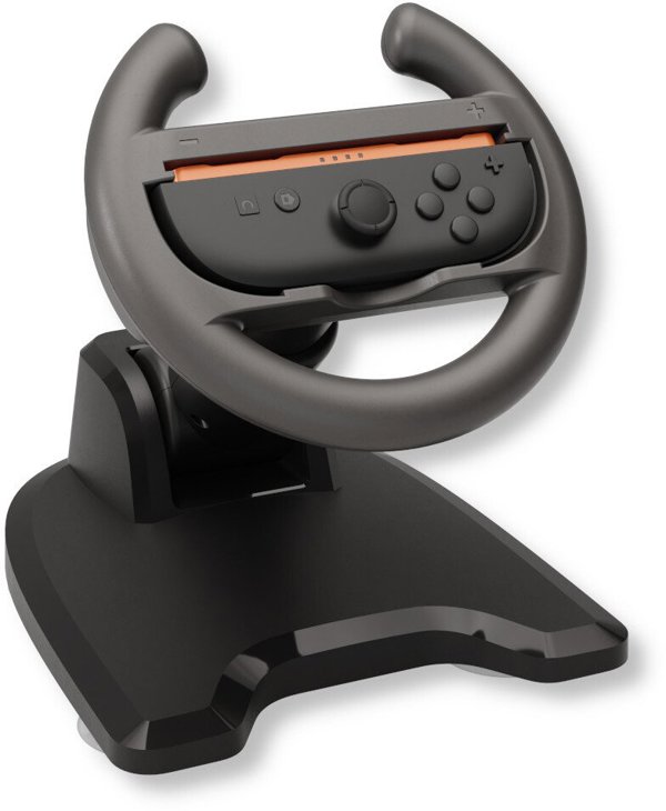YAXO Podstawka z uchwytem do Joy-Con RACING SET do NS/NS2 Techno Black