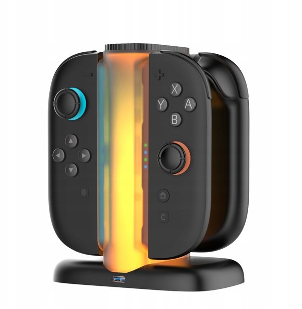 YAXO Ladowarka do Joy-Con QUAD CHARGE DOCK do NS2 Techno Black