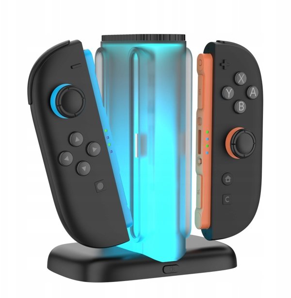 YAXO Ladowarka do Joy-Con QUAD CHARGE DOCK do NS2 Techno Black