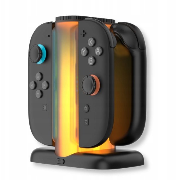 YAXO Ladowarka do Joy-Con QUAD CHARGE DOCK do NS2 Techno Black