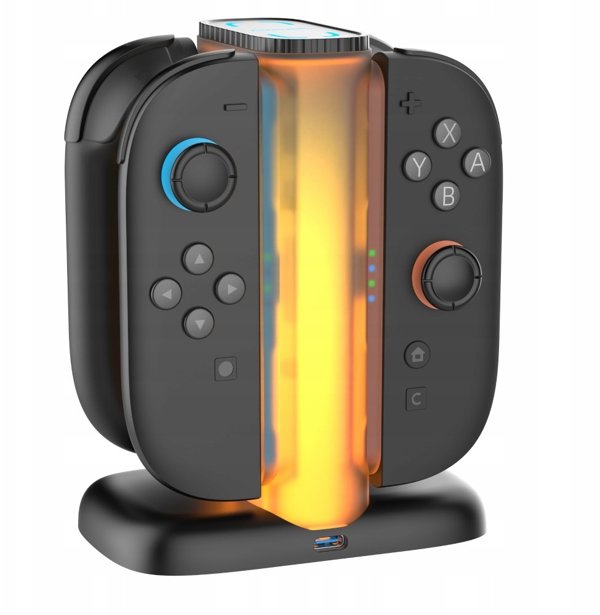 YAXO Ladowarka do Joy-Con QUAD CHARGE DOCK do NS2 Techno Black