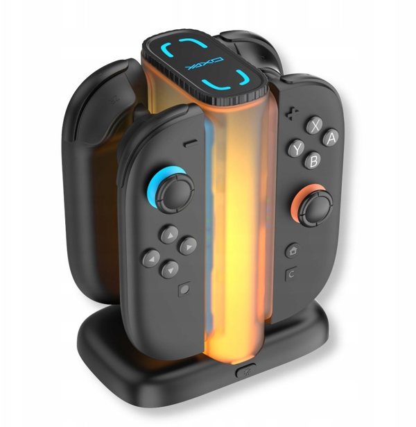 YAXO Ladowarka do Joy-Con QUAD CHARGE DOCK do NS2 Techno Black