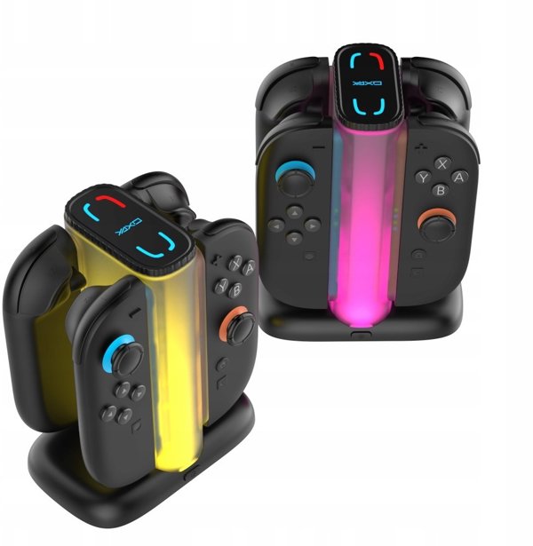 YAXO Ladowarka do Joy-Con QUAD CHARGE DOCK do NS2 Techno Black