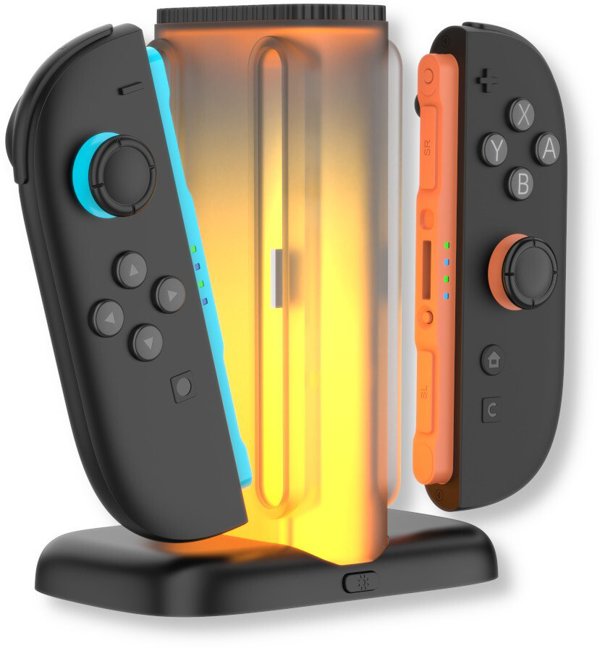 YAXO Ladowarka do Joy-Con QUAD CHARGE DOCK do NS2 Techno Black