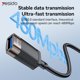 yesido Kabel GS26 USB Male - USB Female 1.5m USB2.0, BLACK / CZARNY