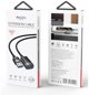 yesido Kabel GS26 USB Male - USB Female 1.5m USB2.0, BLACK / CZARNY