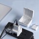 yesido Uniwersalny Adapter MC25 750W 3A UK/EU/US/AU, WHITE / BIALY