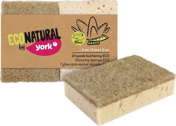 Σφουγγάρι Κουζίνας York Eco Natural Με Ίνες Σισάλ, 2 Τεμάχια