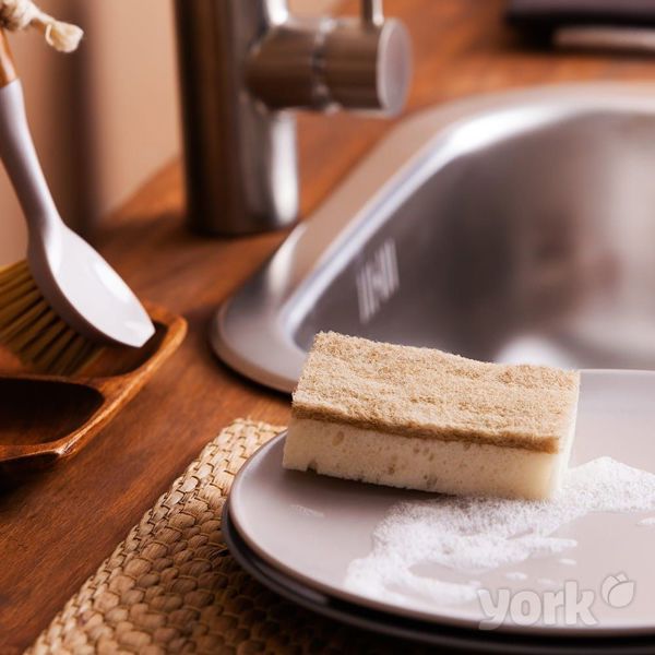 Σφουγγάρι Κουζίνας York Eco Natural Με Ίνες Σισάλ, 2 Τεμάχια