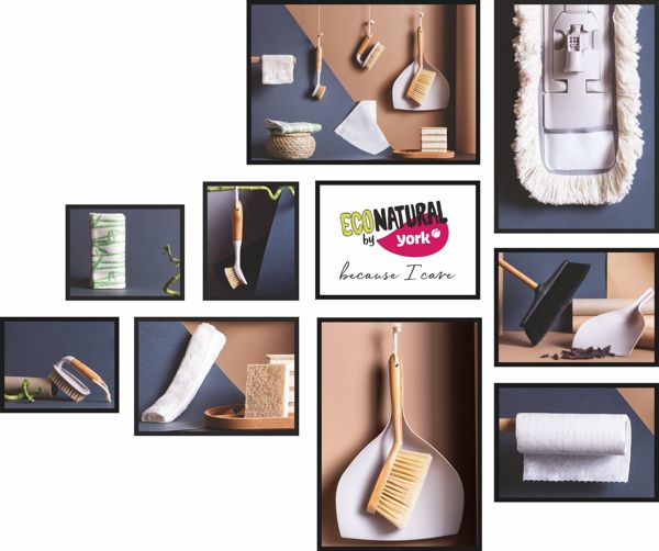 Σφουγγάρι Κουζίνας York Eco Natural Με Ίνες Σισάλ, 2 Τεμάχια