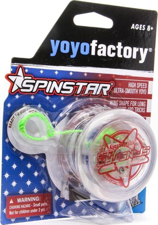 YoYoFactory YoYoFactory Spinstar Yoyo, Διάφανο Σώμα με Κόκκινο Χρώμα