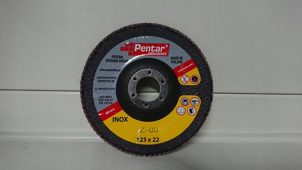 Z80 125X22,23mm Scierrnica listkowa cyrkonowa RT-FDI-125/80