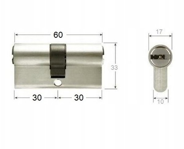 ZABI* WKÅADKA SYMETRYCZNA NIKIEL SATYNA 30/30 PRO SYSTEM PUDEÅKO