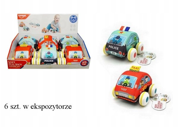 Παιχνίδι για μωρά μαλακό υφασμάτινο όχημα