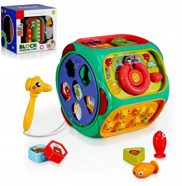 Zabawka sensoryczna sorter szeÅcian 8w1 dla dzieci