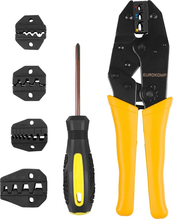 NoName E6110 Πρέσα με Εναλλάξιμες Σιαγόνες, Σετ 7 Τεμαχίων για Υδραυλικές Εργασίες
