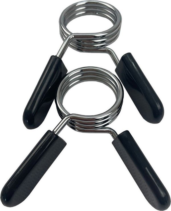 Enero Fit Σφιγκτήρες Ελατηρίου για Μπάρα 30mm, Επιχρωμιωμένο Ατσάλι, Σετ 2 Τεμαχίων