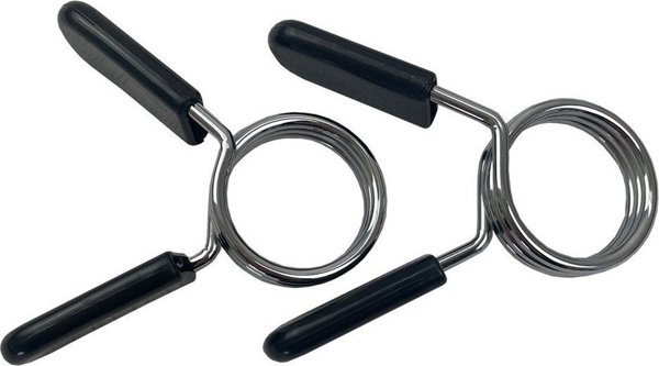 Enero Fit Σφιγκτήρες Ελατηρίου για Μπάρα 30mm, Επιχρωμιωμένο Ατσάλι, Σετ 2 Τεμαχίων