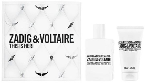 zadig & voltaire This Is Her Eau de Parfum 50ml + Body Lotion 50ml