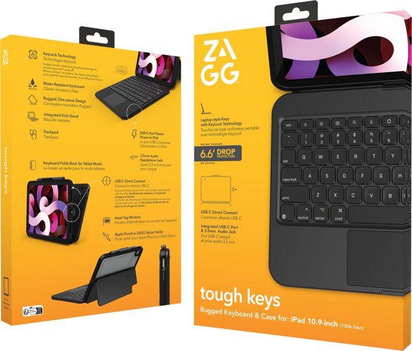 Zagg ZAGG-KB-TOUGH KEYS-APPLE-IPAD