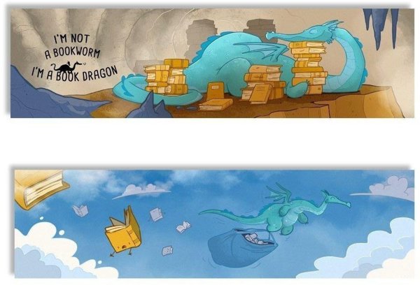 Χάρτινο Σελιδοδείκτης - Book Dragon