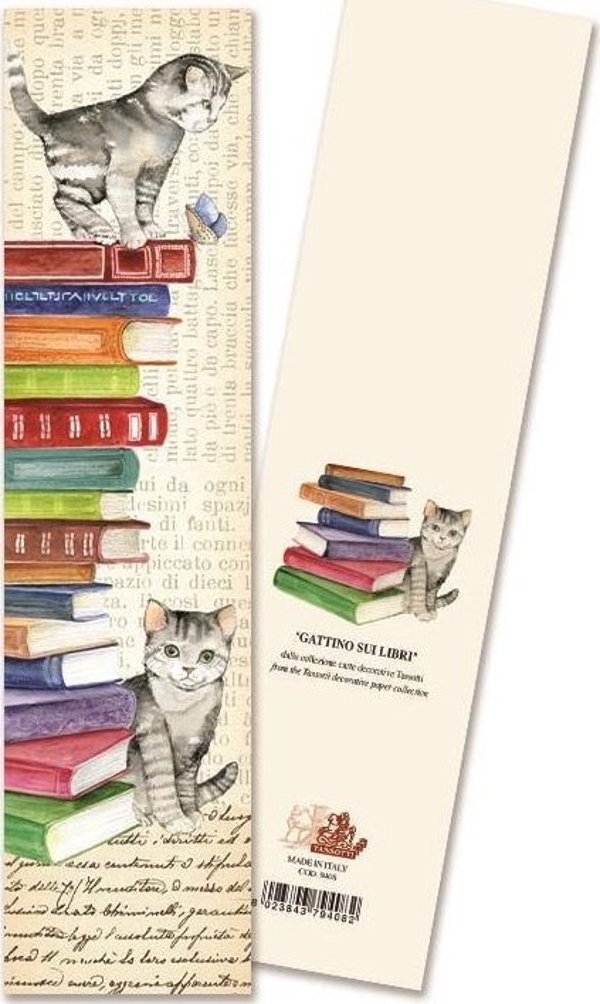Σελιδοδείκτης 9408 Gattino sui libri Koty EDUKAMP