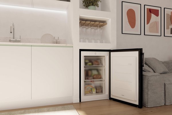Candy Mini Freezer 300 CNUQ2L58EBH, Καταψύκτης 90 L, Ύψος 86 cm, Μαύρος