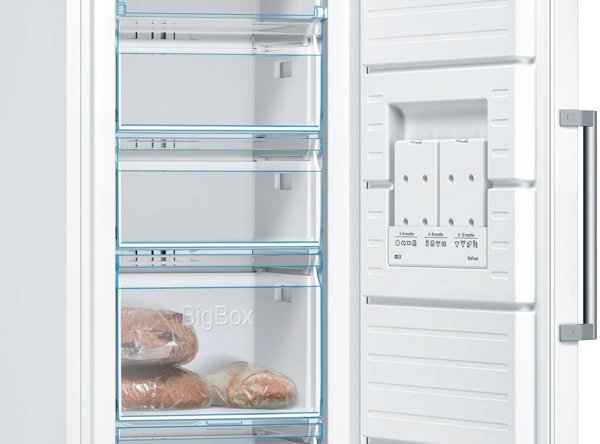Καταψύκτης Bosch Series 4 GSN36CWEV, Όρθιος Καταψύκτης, Λευκό, 242L