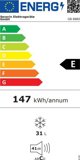 Καταψύκτης Severin GB 8880 31L Μπάρ E Μαύρος