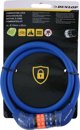 Dunlop Κλειδαριά Ποδηλάτου Σχοινί με Κωδικό 10 mm x 65 cm Μπλε