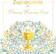 Zaproszenie - Komunia pattern IHS (5szt)