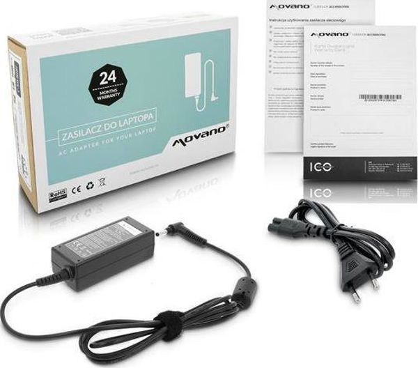 Φορτιστής Laptop Movano για Lenovo 45W 20V 2.25A, Βύσμα 4.0x1.7mm, Συμβατός με ZZ/LEN20225