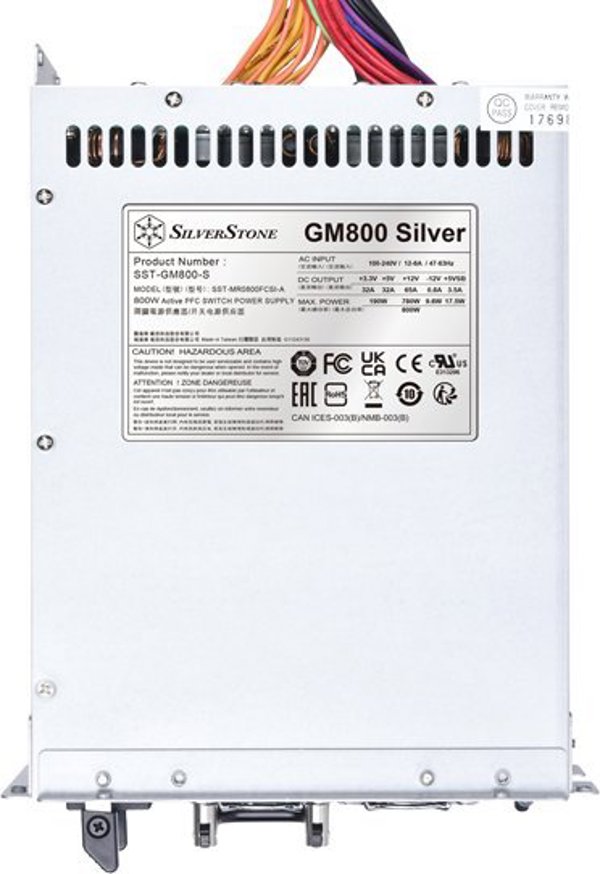 Zasilacz serwerowy SilverStone SST-GM800-S CYBENETICS Silver 2x 800W