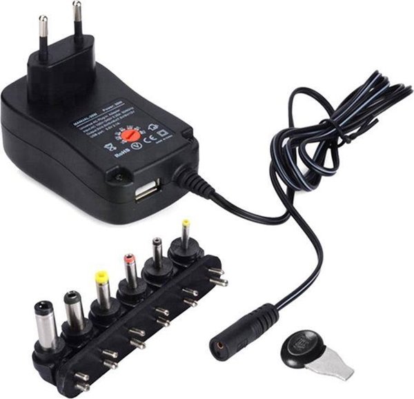 Aptel Φορτιστής Laptop 30W, Universal Τροφοδοτικό με 6 Αντάπτορες, 12V, 1.2A (PLP52A)