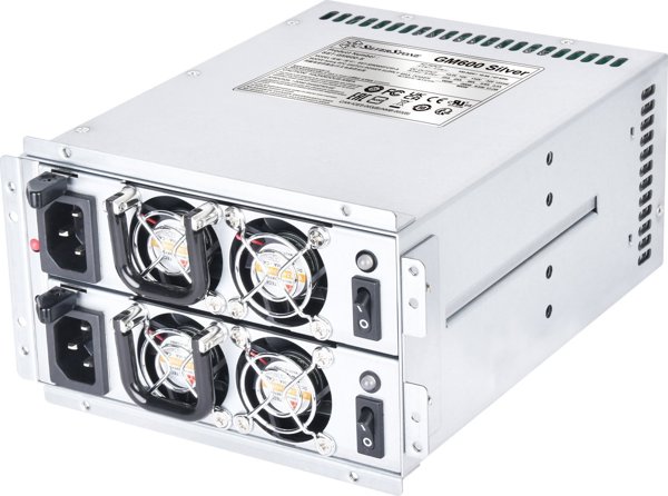Zasilacz serwerowy SilverStone SST-GM600-S - 2x 600W
