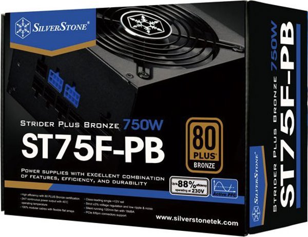 Τροφοδοτικό SilverStone SST-ST75F-PB 750W