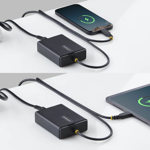 Zasilacz StarTech 1100LE-USB-C-CHARGER adapter zasilający inwerter Wewnętrzna 100 W Czarny