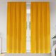 Zaslony vidaXL Musztardowy Poliester 140 x 245 cm Wstawki dekoracyjne