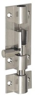 Zasuwka okragla niklowana L 100mm