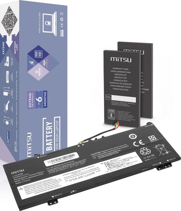 Φορτιστής Laptop Mitsu για Lenovo Yoga 530-14IKB, Συμβατό με L17C4PB0, L17M4PB0